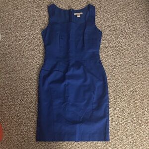 Banana Republic Royal Blue Midi Dress